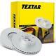 2 Textar Brake Discs 284mm Front For Alfa Romeo Fiat Lancia Opel