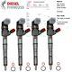 4 X Bosch Injector 0445110243 For Alfa Romeo 1.9jtd Jtdm Fiat 1.9 D Mj 0986435104