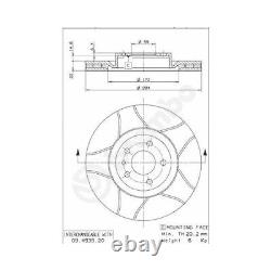 BREMBO Brake Disc for ALFA ROMEO FIAT OPEL VAUXHALL 09.4939.76