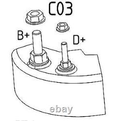 CEVAM 4731 Alternator for ALFA ROMEO FIAT LANCIA OPEL SUZUKI VAUXHALL