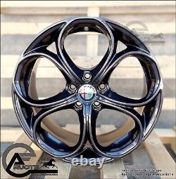Drake with 4 Alloy Wheels NAD 18 ET33 Alfa Romeo Giulia Stelvio Juliet 159