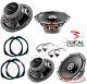 Kit 4 Hp Focal Speaker Speakers For Fiat / Alfa Romeo / Lancia / Opel Av