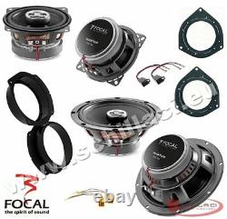 Kit 4 HP Focal Speaker Speakers For Fiat / Alfa Romeo / Lancia / Opel Av
