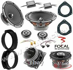 Kit 6 HP Focal Speaker Speakers For Fiat / Alfa Romeo / Lancia / Opel Av