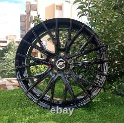 MM1009 Black Alloy Wheels NAD 17 5X110 X Alfa Romeo Giulietta Fiat 500X Jeep Opel