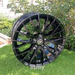 MM1009 Black Alloy Wheels NAD 17 5X110 X Alfa Romeo Giulietta Fiat 500X Jeep Opel