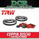 Set Front Brake Pads And Discs Trw Alfa Romeo 147 (937) 1.9 Jtd 115hp 85kw