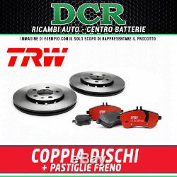 Set Front Brake Pads And Discs Trw Alfa Romeo 147 (937) 1.9 Jtdm 16v 150hp