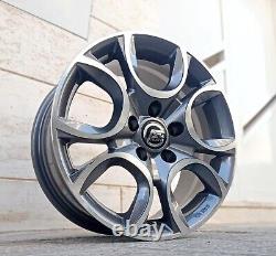 Turin with NAD 16 5X110 X Alloy Wheels for Alfa Romeo, Juliet, Fiat 500X, Jeep, Opel