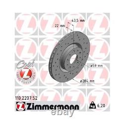 ZIMMERMANN Brake Disc for ALFA ROMEO FIAT OPEL GENERAL MOTORS