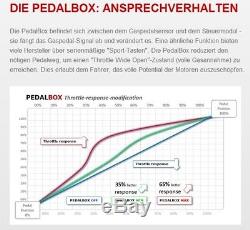 DTE Système Pedal Box 3S pour Alfa Romeo Mito 955 à partir de 07.2 1.3L L JTD R4