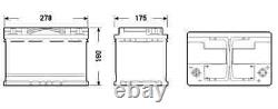 EK700 Batterie de démarrage EXIDE Coffre à bagages, Plancher pour, ALFA ROMEO, ALP