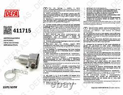 Engine Coolant Heater Element DEFA 411715 for ALFA ROMEO JEEP AUDI and MANY MORE