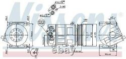 NISSENS, Compresseur, climatisation 89202 pour FIAT, OPEL, ABARTH, ALFA ROMEO