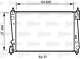 Radiateur De Refroidissement Du Moteur Valeo Pour Alfa Romeo Mito  955